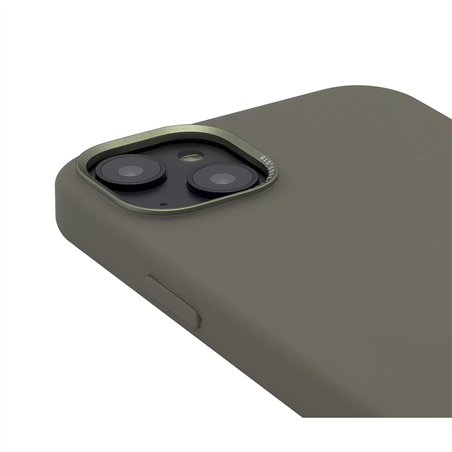 Decoded AntiMicrobial Silicone cover post.iPhone 14 Plus Olive