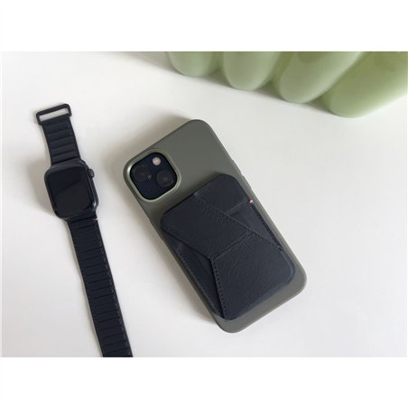 Decoded AntiMicrobial Silicone cover post.iPhone 14 Plus Olive