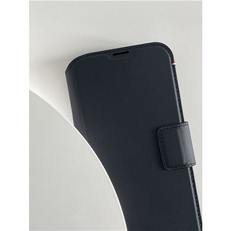 Decoded pelle cust. staccabile a portaf. iPhone 14 Plus nero