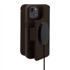 Decoded pelle cust. staccabile a portaf. iP 14Plus marrone ciocc. 2