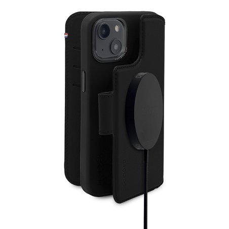 Decoded Leather MagSafe Modu Wallet iPhone 14 Plus nero