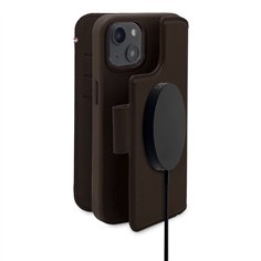 Decoded Leather MagSafe Modu Wallet iP 14Plus marrone ciocc. 2