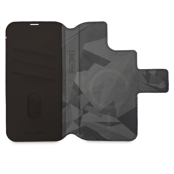 Decoded Leather MagSafe Modu Wallet iP 14Plus marrone ciocc.