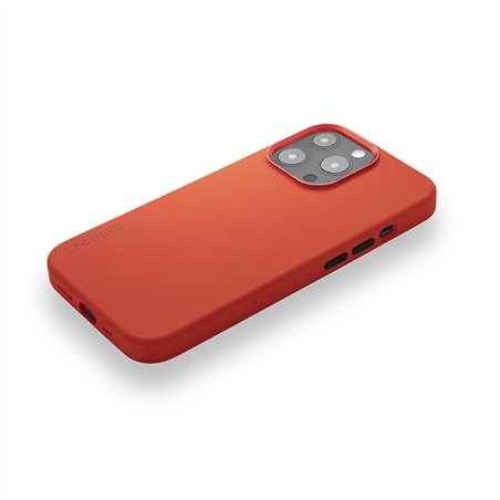 Decoded Silicone cover poster. iPhone 13 Pro Max Brick Red