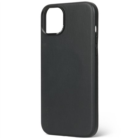 Decoded cover posteriore pelle per iPhone 15 Plus nero