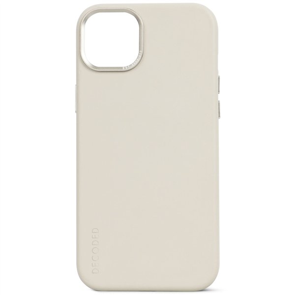 Decoded cover posteriore pelle per iPhone 15 Plus Clay