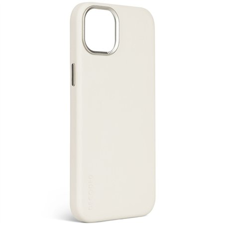 Decoded cover posteriore pelle per iPhone 15 Plus Clay