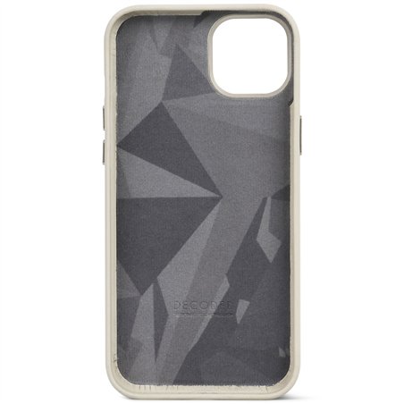 Decoded cover posteriore pelle per iPhone 15 Plus Clay