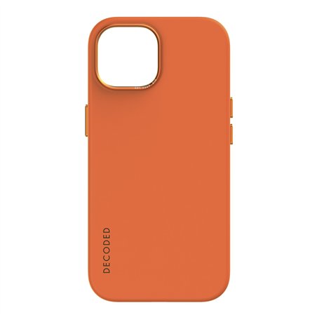 Decoded AntiMicrobial Silicone cover pos.iPhone 15 Plus Apricot