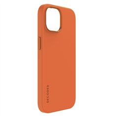 Decoded AntiMicrobial Silicone cover pos.iPhone 15 Plus Apricot 2
