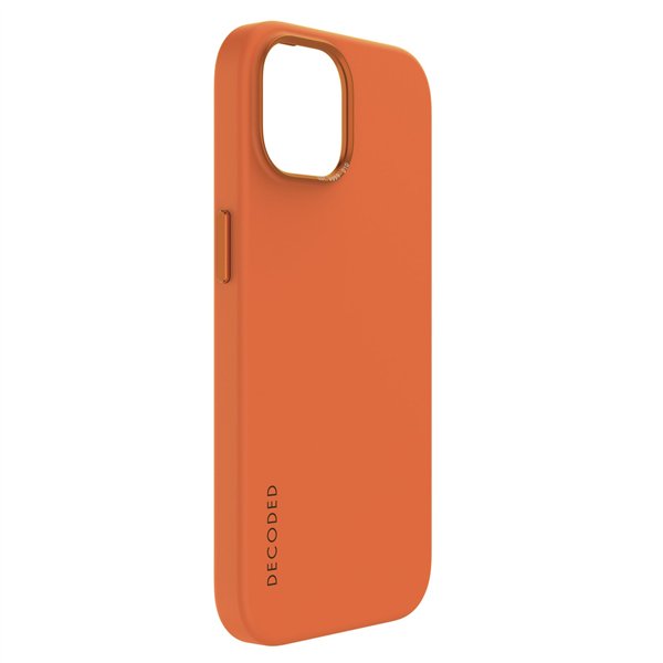 Decoded AntiMicrobial Silicone cover pos.iPhone 15 Plus Apricot