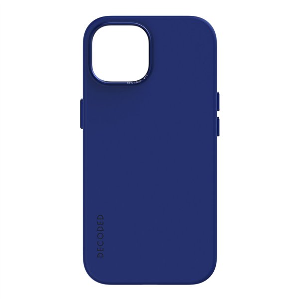 Decoded AntiMicrobial Silicone cover post. iP 15 Plus Gal Blue
