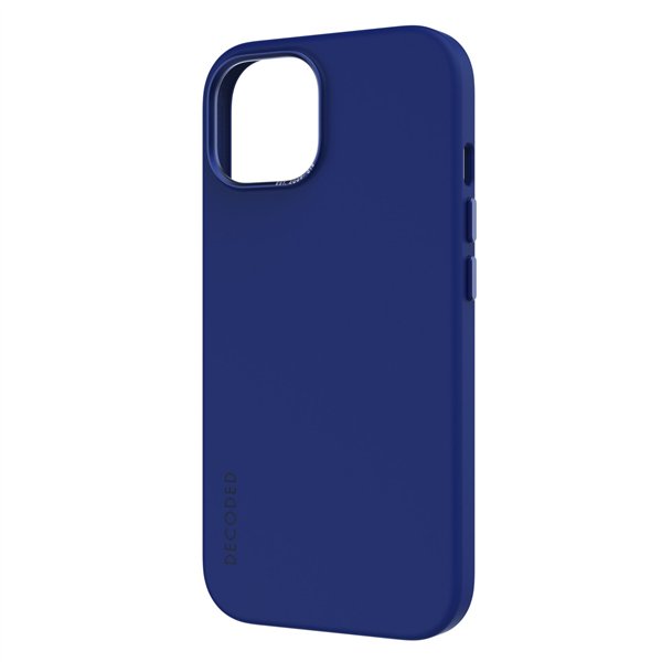 Decoded AntiMicrobial Silicone cover post. iP 15 Plus Gal Blue