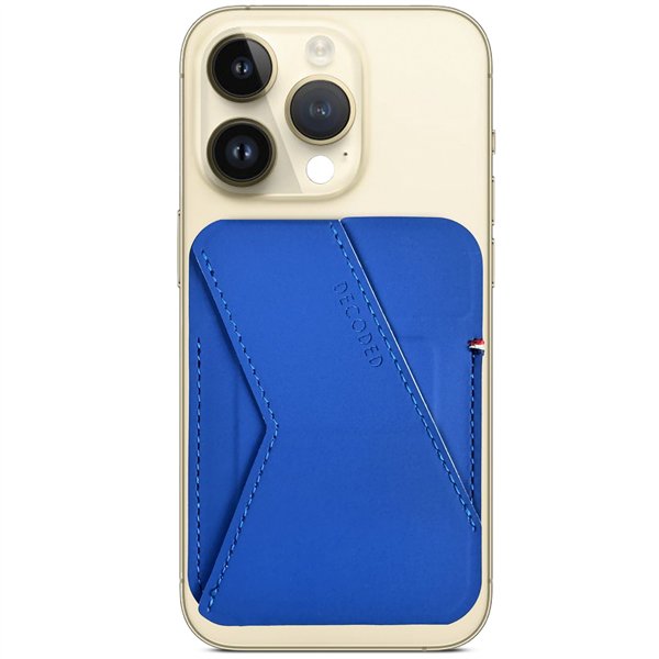 Decoded Silicone MagSafe Card Stand Sleeve Galactic Blue