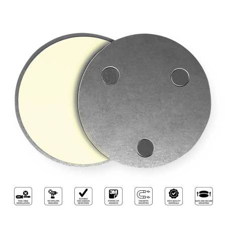 Alecto Magnet-Befestigungsset f. Rauch- und Kohlenmonoxidmelder