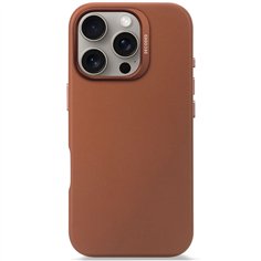 Decoded cover posteriore pelle iPhone 16 Pro Tan