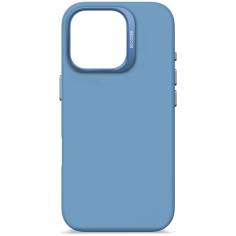 Decoded AntiMicrobial Silicone cust.post. iPhone 16 Pro azzurro 2