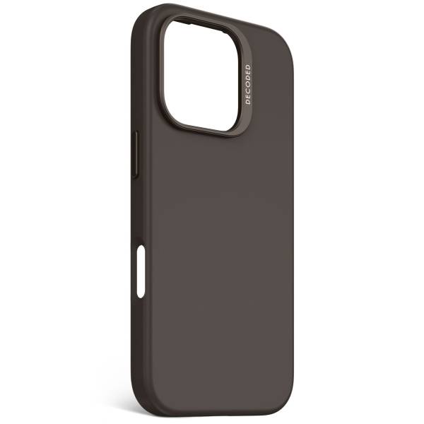 Decoded AntiMicrobial Silicone cust.post. iPhone 16 Pro nero