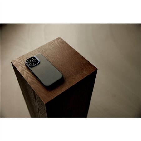 Decoded cover posteriore pelle iPhone 16 Pro Max nero