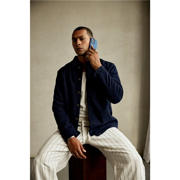 Decoded AntiMicrobial Silicone cust.post.iPhone 16 Pro Max Navy