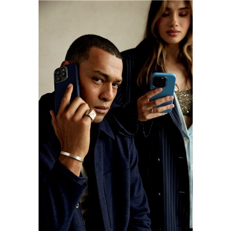 Decoded AntiMicrobial Silicone cust.post.iPhone 16 Pro Max Navy