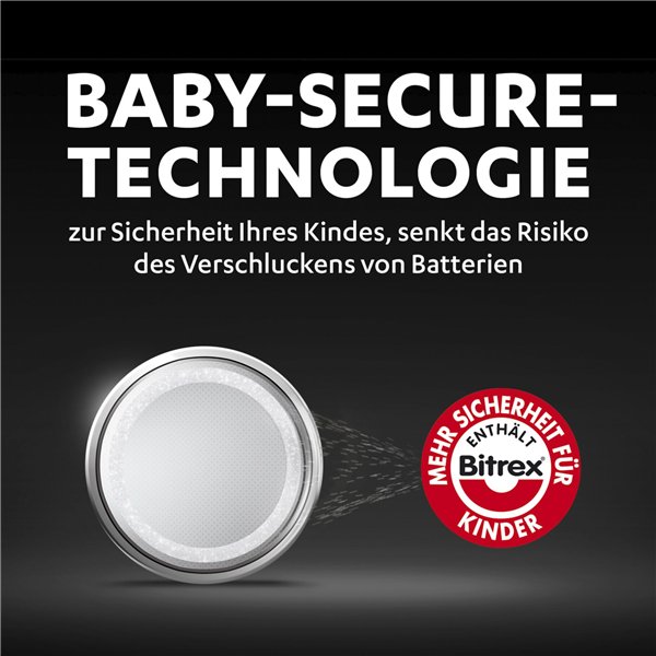 1x2 Duracell CR 2025 batteria a bottone litio