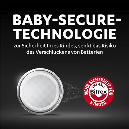 1x2 Duracell CR 2025 batteria a bottone litio