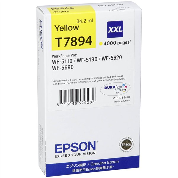 Epson DURABrite Ultra Ink XXL cartuccia giallo T 7894