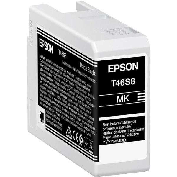 Epson cartuccia nero opaco T 46S80N 25 ml Ultrachr.  Pro 10