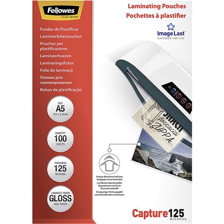 Fellowes ImageLast A5 125 mic - 100 pezzi