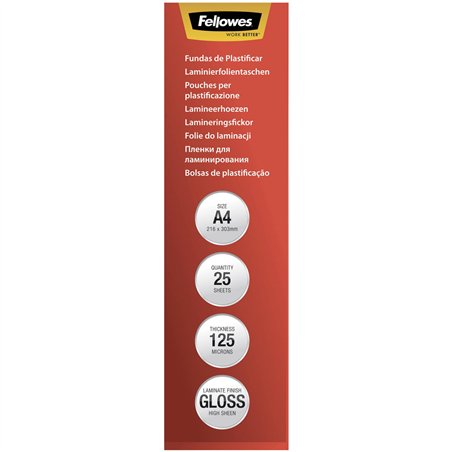 Fellowes ImageLast A4 125 mic - 25 pezzi