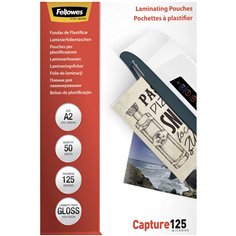 Fellowes pell. di laminazione A2 125 mic - 50 pezzi
