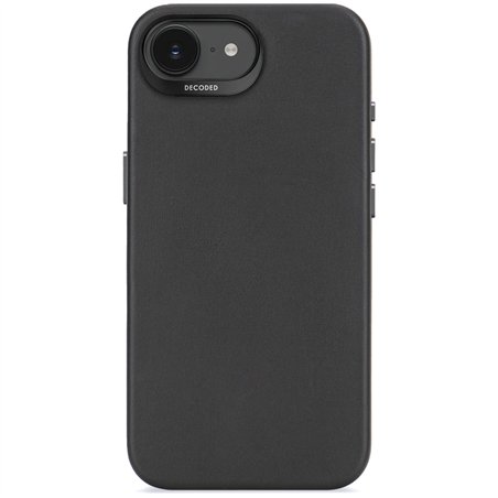 Decoded Cuoio cover posteriore iPhone 16e nero