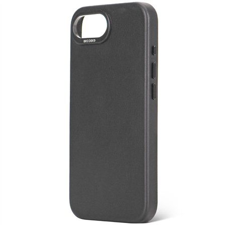 Decoded Cuoio cover posteriore iPhone 16e nero
