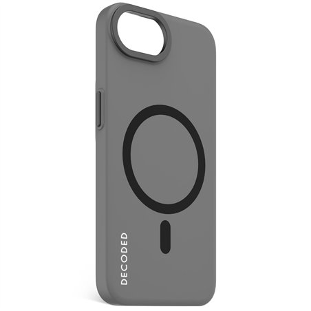 Decoded Recycled cover poster. iPhone 16e trasparente nero