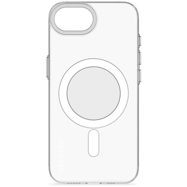 Decoded Recycled Plastic Backc. iPhone 16e Transparent White