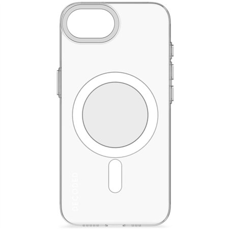 Decoded Recycled Plastic Backc. iPhone 16e Transparent White