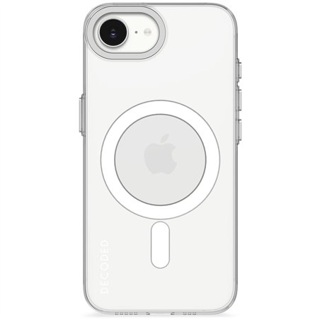 Decoded Recycled Plastic Backc. iPhone 16e Transparent White