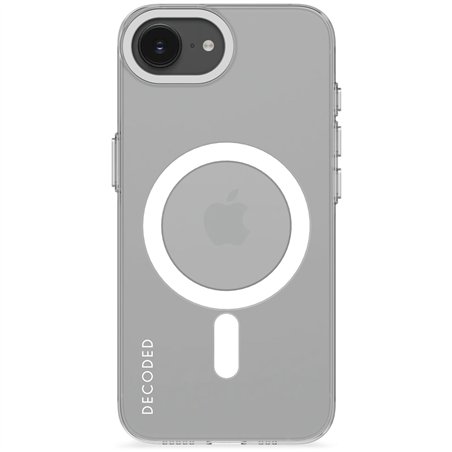 Decoded Recycled Plastic Backc. iPhone 16e Transparent White