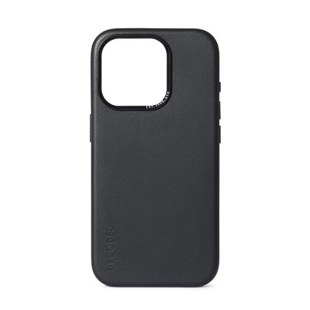 Decoded custodia portaf. pelle per iPhone 15 Pro Max nero