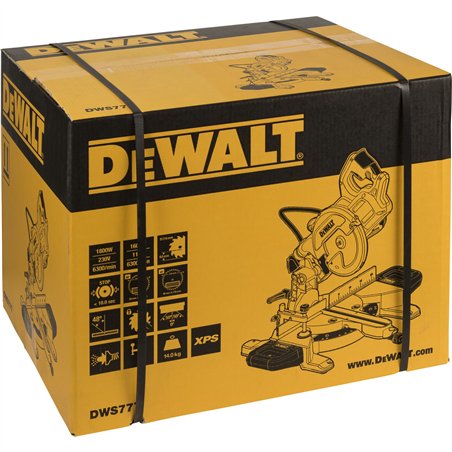 DeWalt DWS777-QS troncatr.rad. 216 mm, 1800 Watt