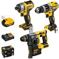 DeWalt DCK368P3T-QW set utensili a batteria