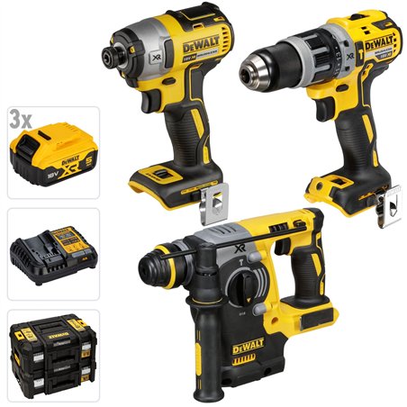 DeWalt DCK368P3T-QW set utensili a batteria