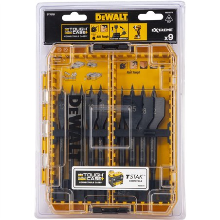 DeWalt DT70751-QZ Holz-Fräsbohrer-Set 9-tlg.