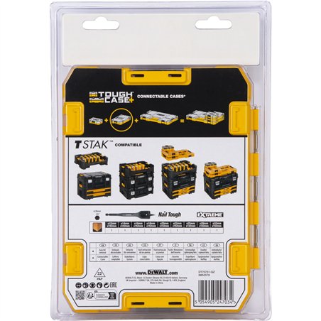 DeWalt DT70751-QZ Holz-Fräsbohrer-Set 9-tlg.