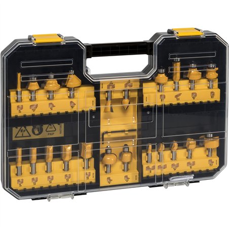 DeWalt DT90017-QZ Fräserset 22-tlg.