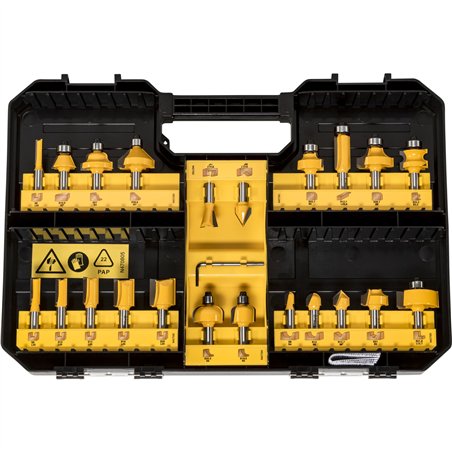 DeWalt DT90017-QZ Fräserset 22-tlg.