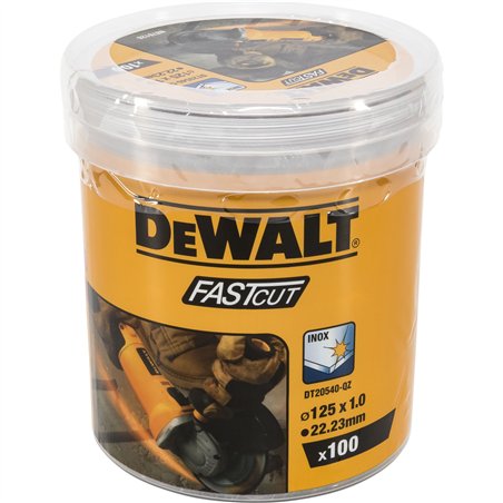 DeWalt DT20540-QZ disco da taglio inox 125mm