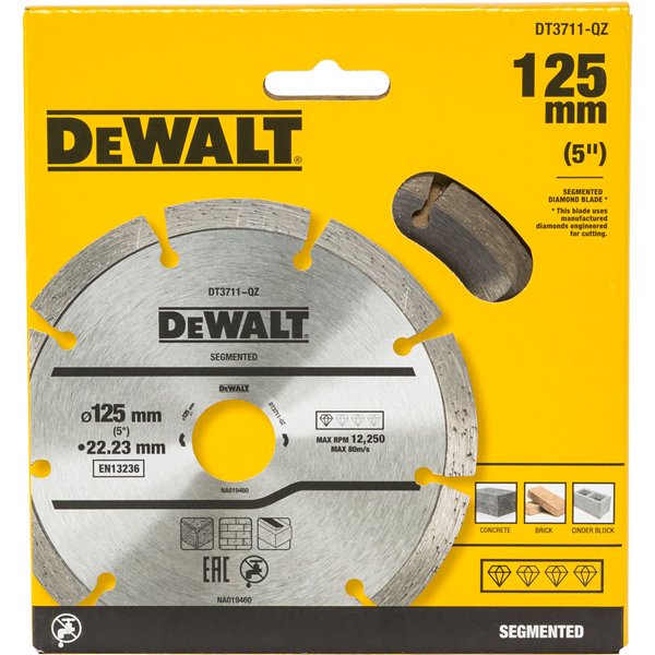 DeWalt DT3711-QZ disco diamantato     125mm