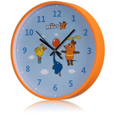 DieMaus orologio parete p. bamb. topo, elefante e papera